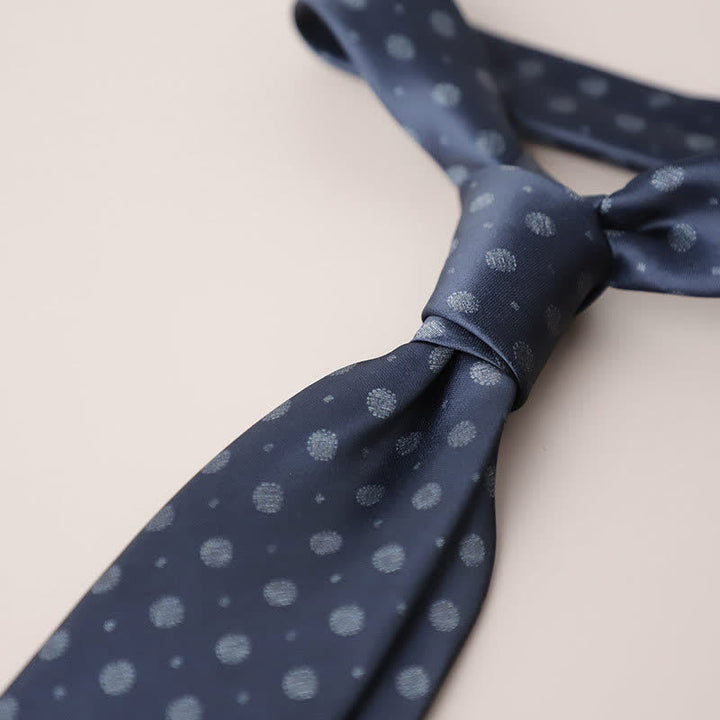 Cravate à motif géométrique vintage pour homme