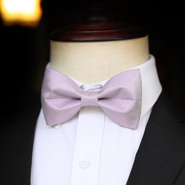 Nœud papillon violet uni pour homme Sweet Taro