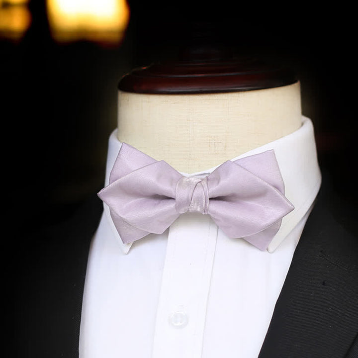 Nœud papillon violet uni pour homme Sweet Taro