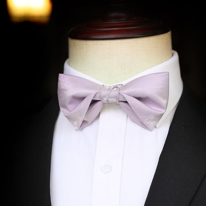 Nœud papillon violet uni pour homme Sweet Taro