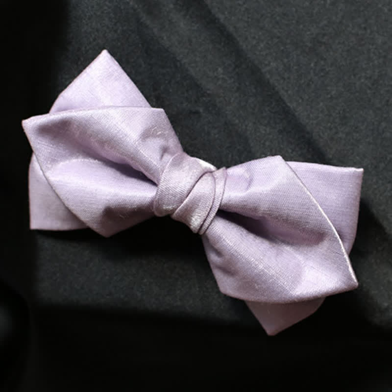 Nœud papillon violet uni pour homme Sweet Taro