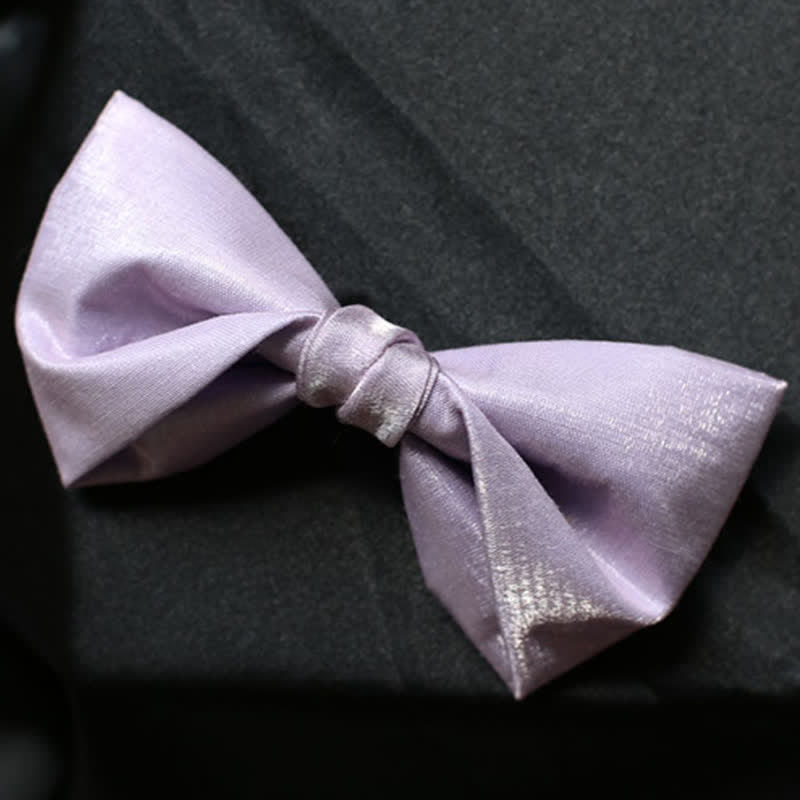 Nœud papillon violet uni pour homme Sweet Taro