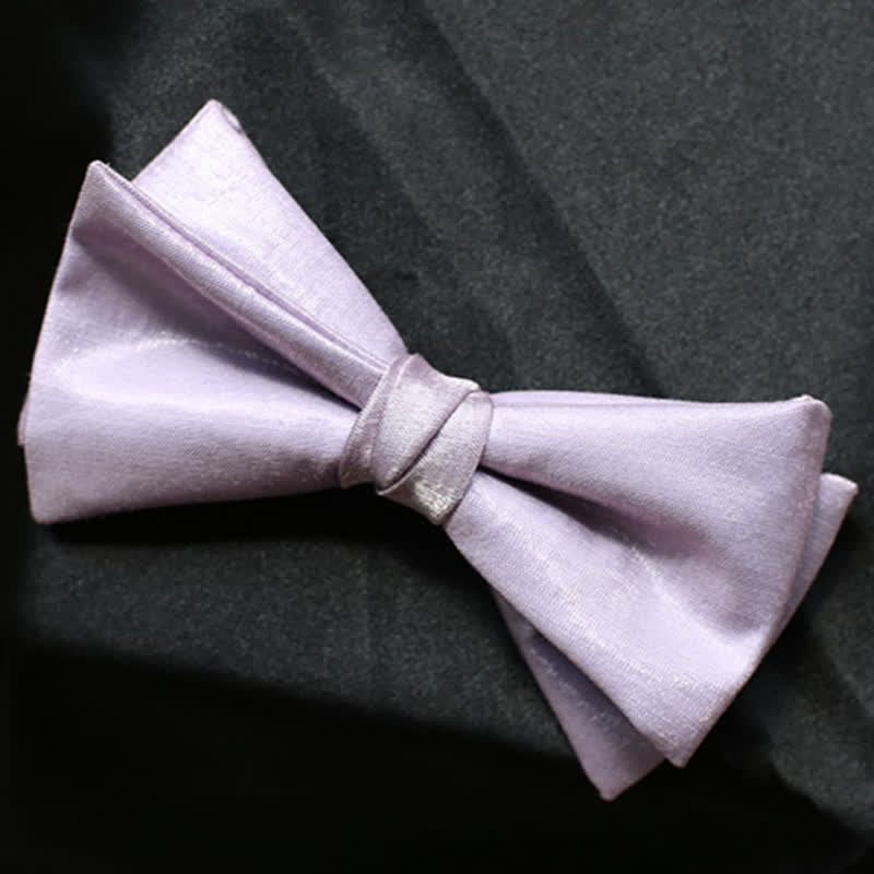 Nœud papillon violet uni pour homme Sweet Taro