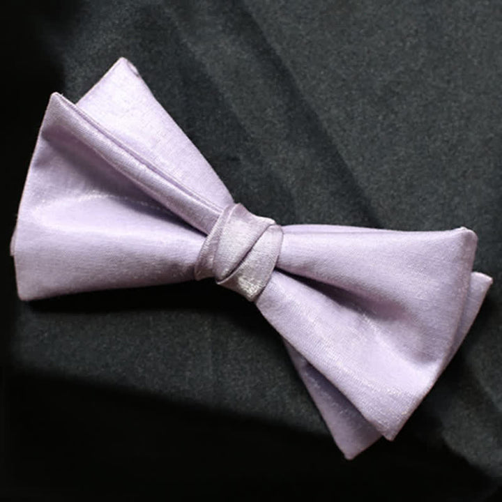 Nœud papillon violet uni pour homme Sweet Taro