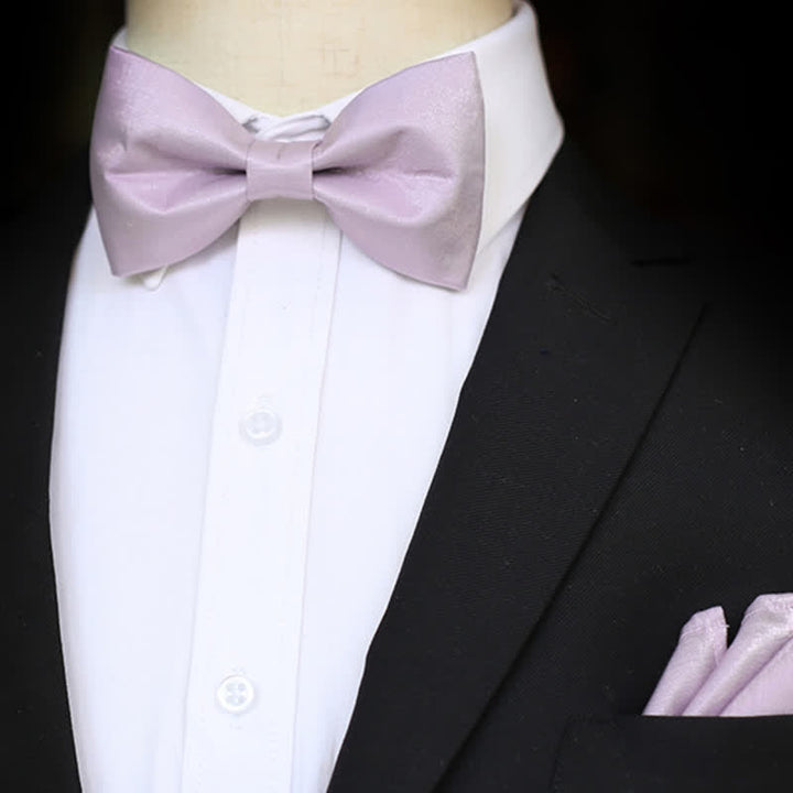 Nœud papillon violet uni pour homme Sweet Taro