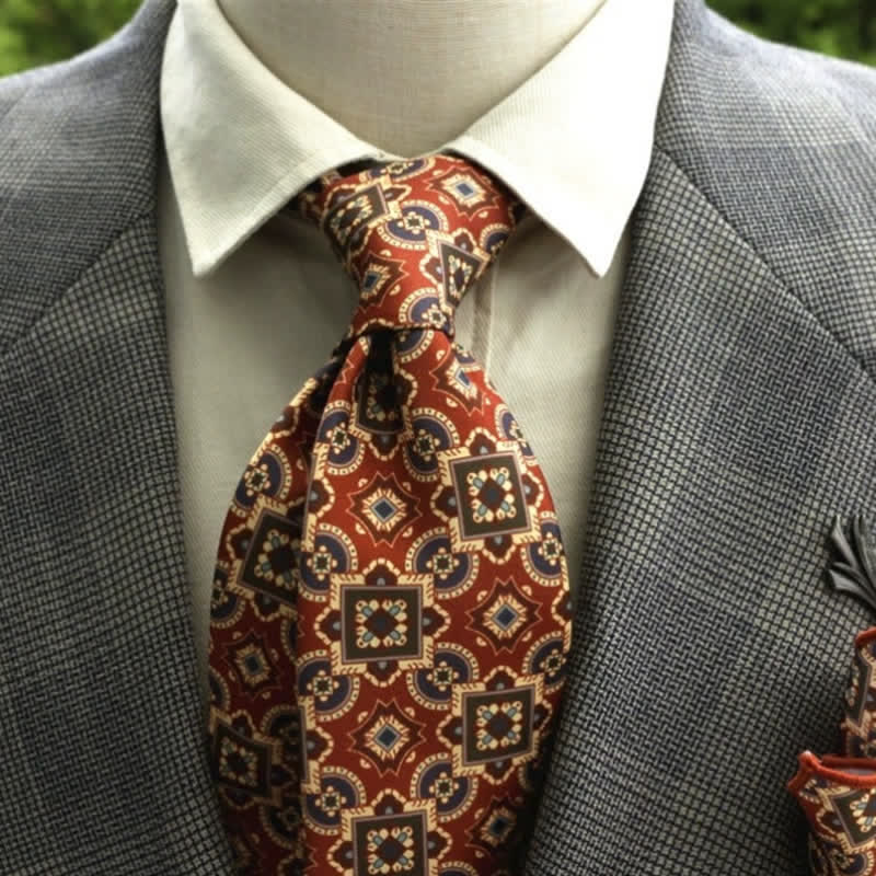 Cravate Boho à motif floral fantastique pour homme