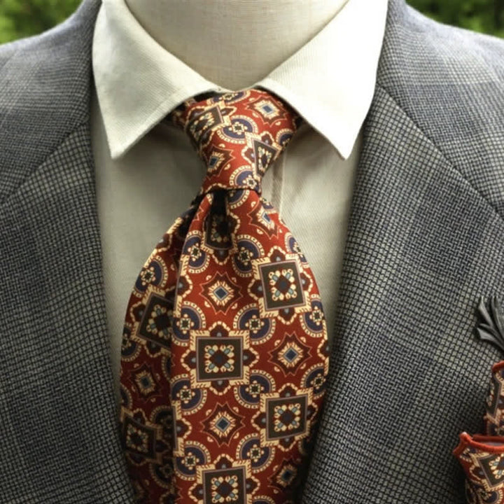 Cravate Boho à motif floral fantastique pour homme
