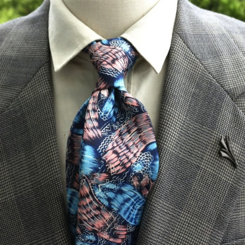 Cravate Boho à motif floral fantastique pour homme