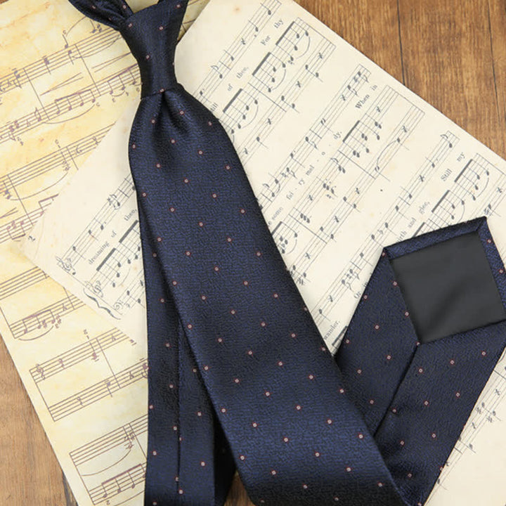 Cravate classique pour homme avec motif feuilles