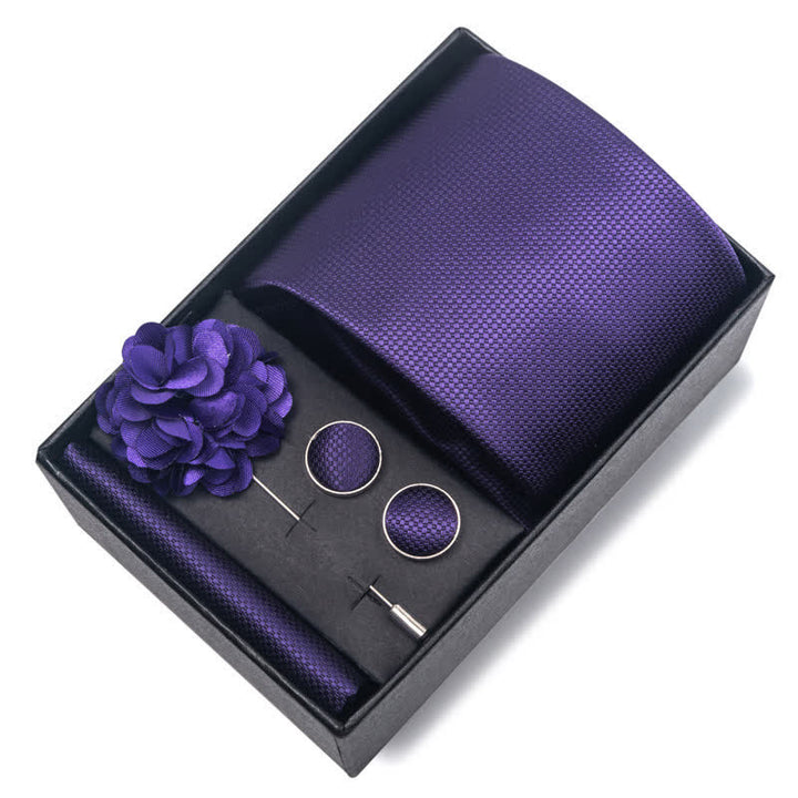 Ensemble de 4 mouchoirs de poche classiques et formels pour hommes