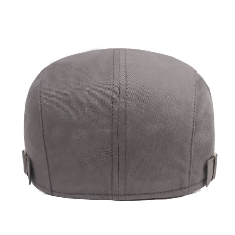 Béret gavroche élégant à rivets punk
