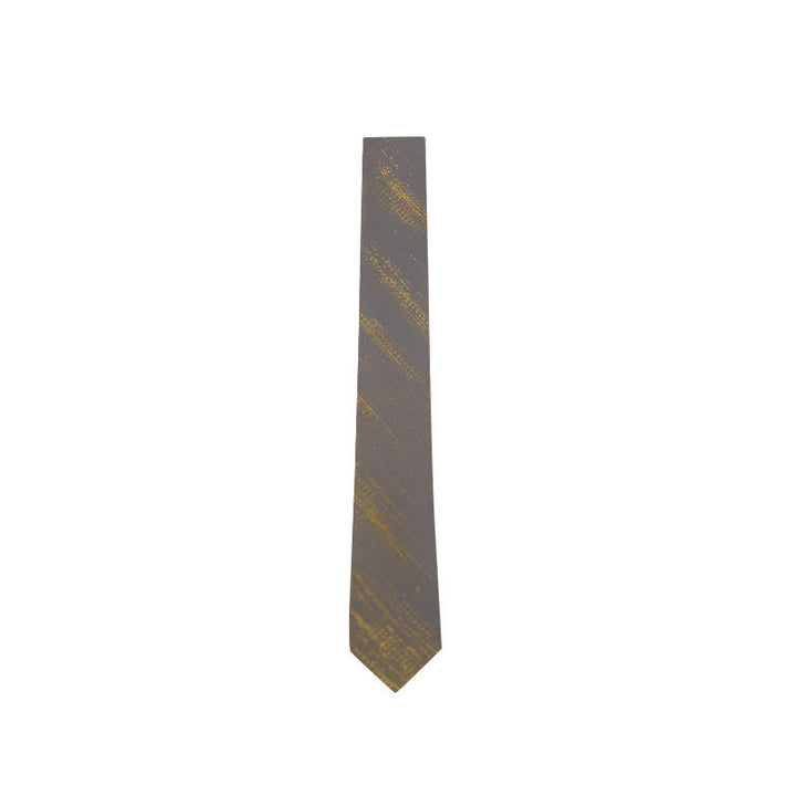 Nœud papillon double épaisseur gris brillant pour homme