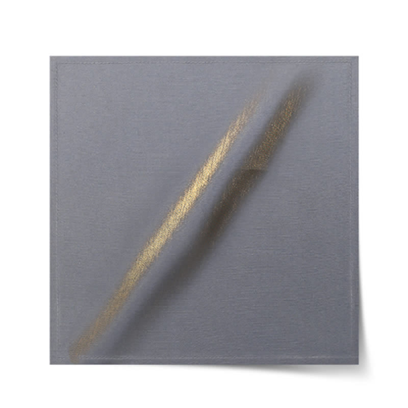 Nœud papillon gris brillant à forme pliée unique pour homme