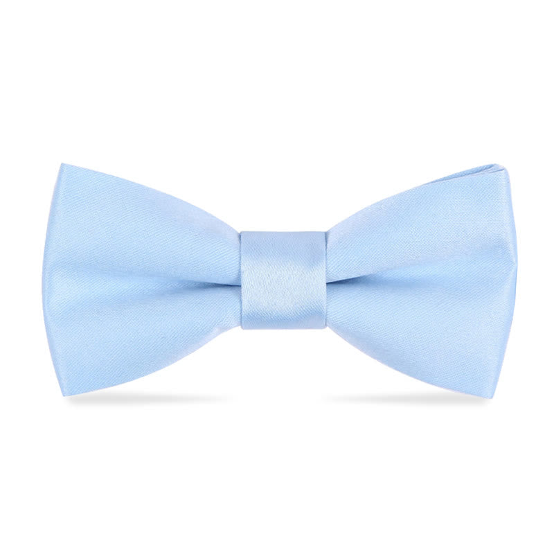 Nœud papillon en sergé pour enfant avec ours en peluche coquin