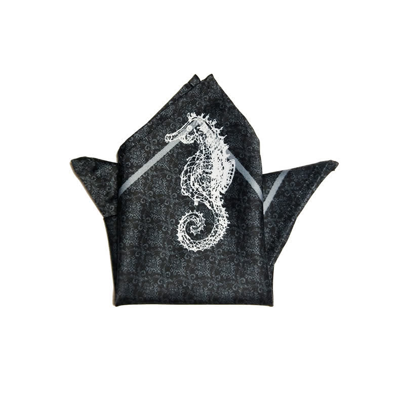 Nœud papillon surdimensionné à imprimé baroque vintage pour homme