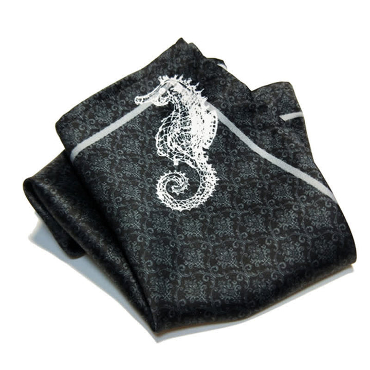 Nœud papillon surdimensionné à imprimé baroque vintage pour homme