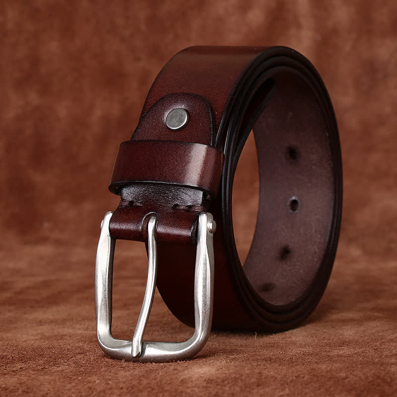 Ceinture en cuir tendance avec ornements en perles classiques