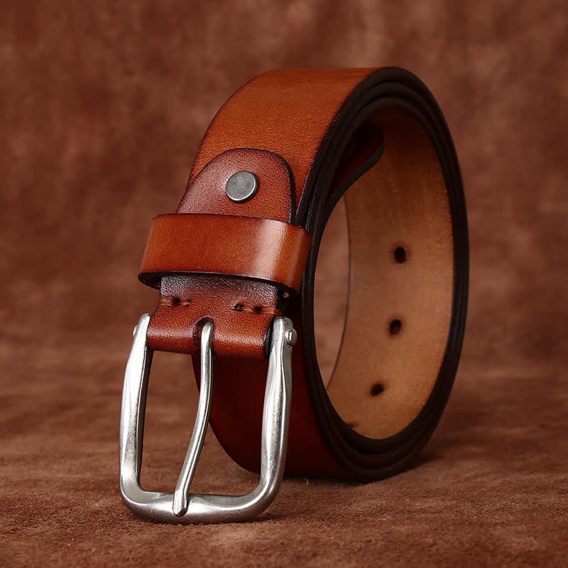 Ceinture en cuir tendance avec ornements en perles classiques