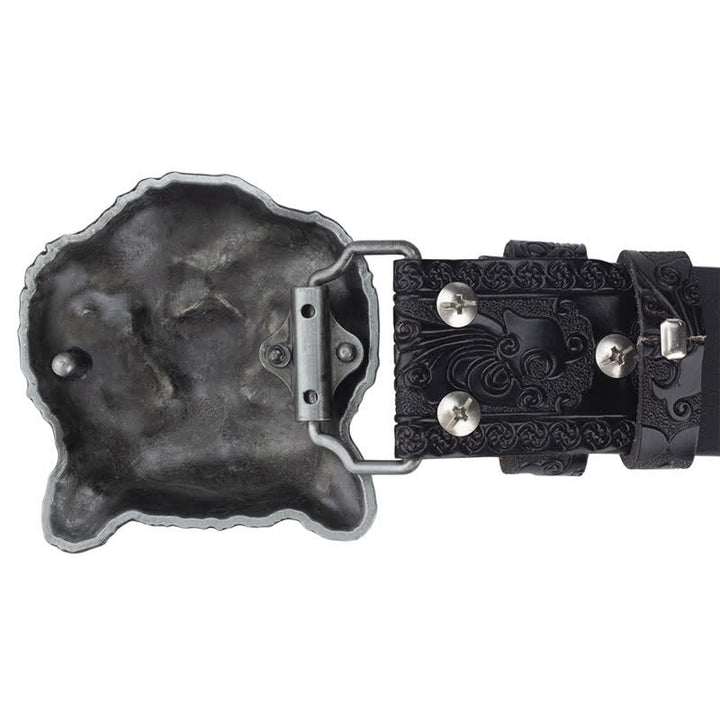 Ceinture décorative en cuir western Toger Head Jeans