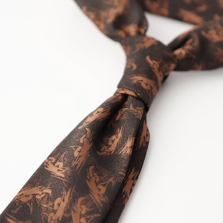 Cravate quotidienne de luxe en jacquard pour homme