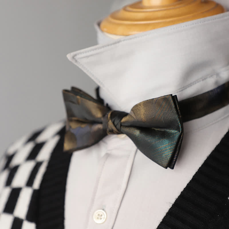 Nœud papillon d'affaires à motif dégradé pour homme, style vintage