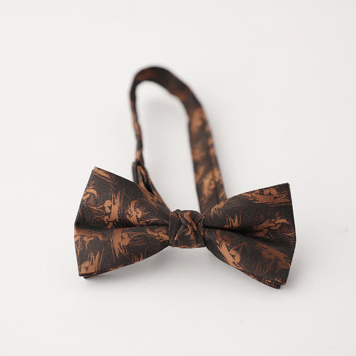 Nœud papillon d'affaires à motif dégradé pour homme, style vintage