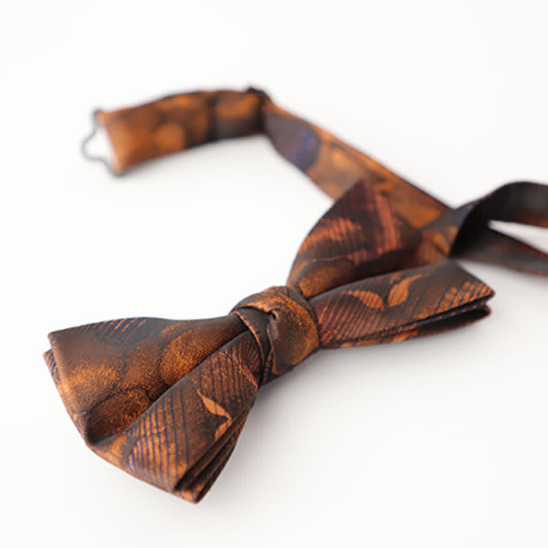Nœud papillon d'affaires à motif dégradé pour homme, style vintage