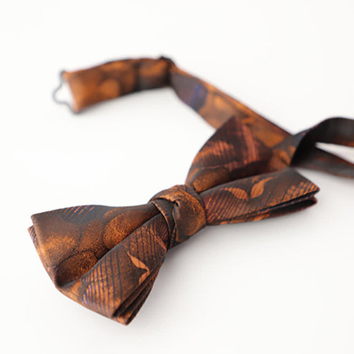 Nœud papillon d'affaires à motif dégradé pour homme, style vintage