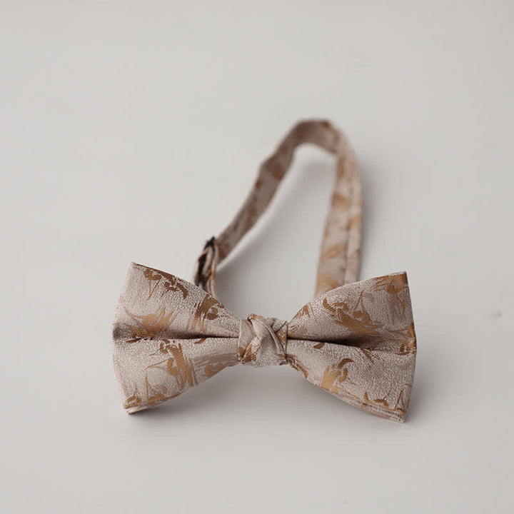 Nœud papillon d'affaires à motif dégradé pour homme, style vintage
