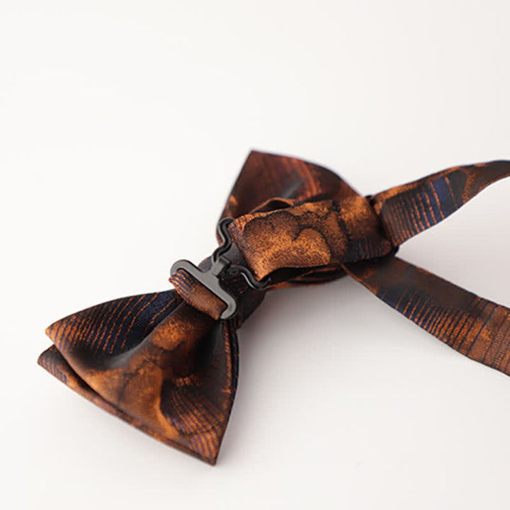 Nœud papillon d'affaires à motif dégradé pour homme, style vintage