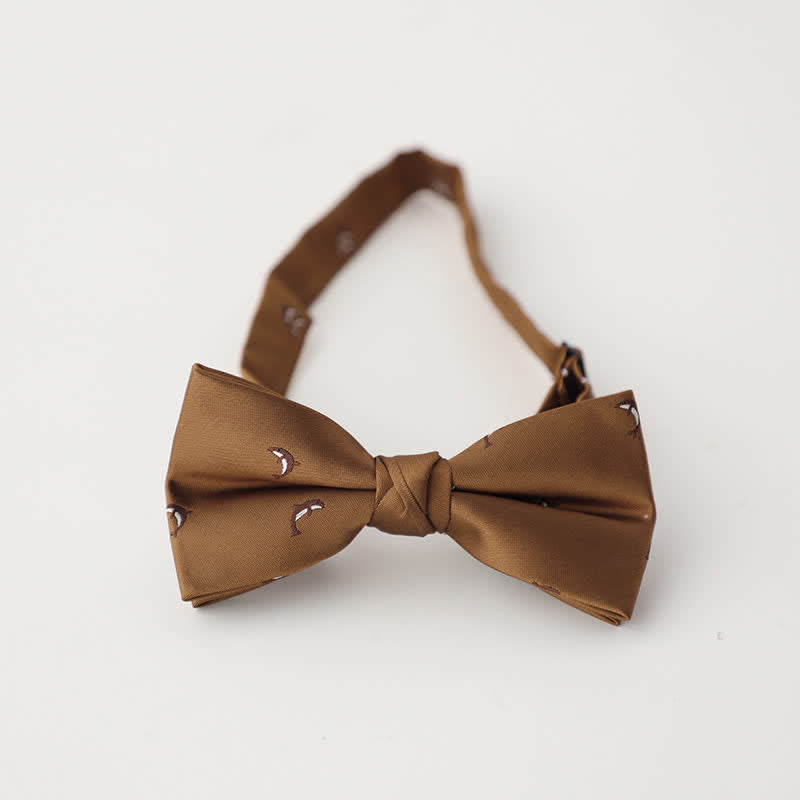 Nœud papillon d'affaires à motif dégradé pour homme, style vintage