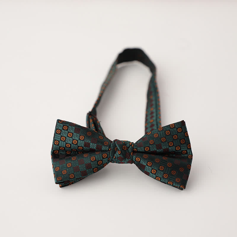 Nœud papillon d'affaires à motif dégradé pour homme, style vintage