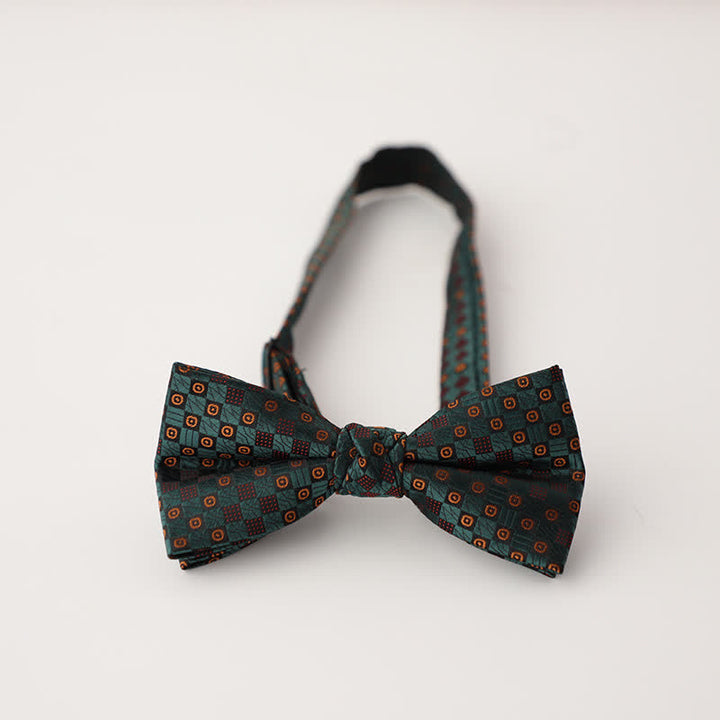 Nœud papillon d'affaires à motif dégradé pour homme, style vintage
