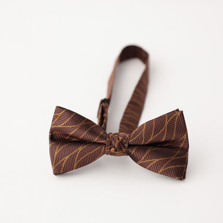 Nœud papillon d'affaires à motif dégradé pour homme, style vintage