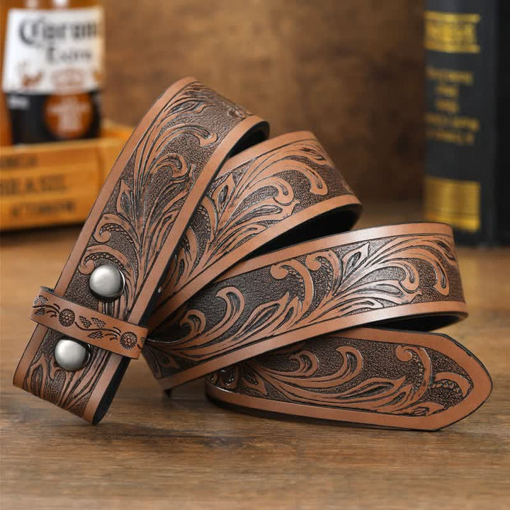 Ceinture en cuir DIY pour homme