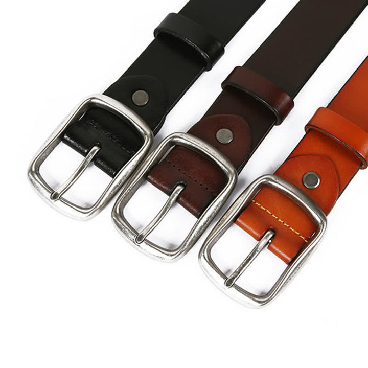 Ceinture en cuir cloutée punk avec décoration à rivets ronds assortis