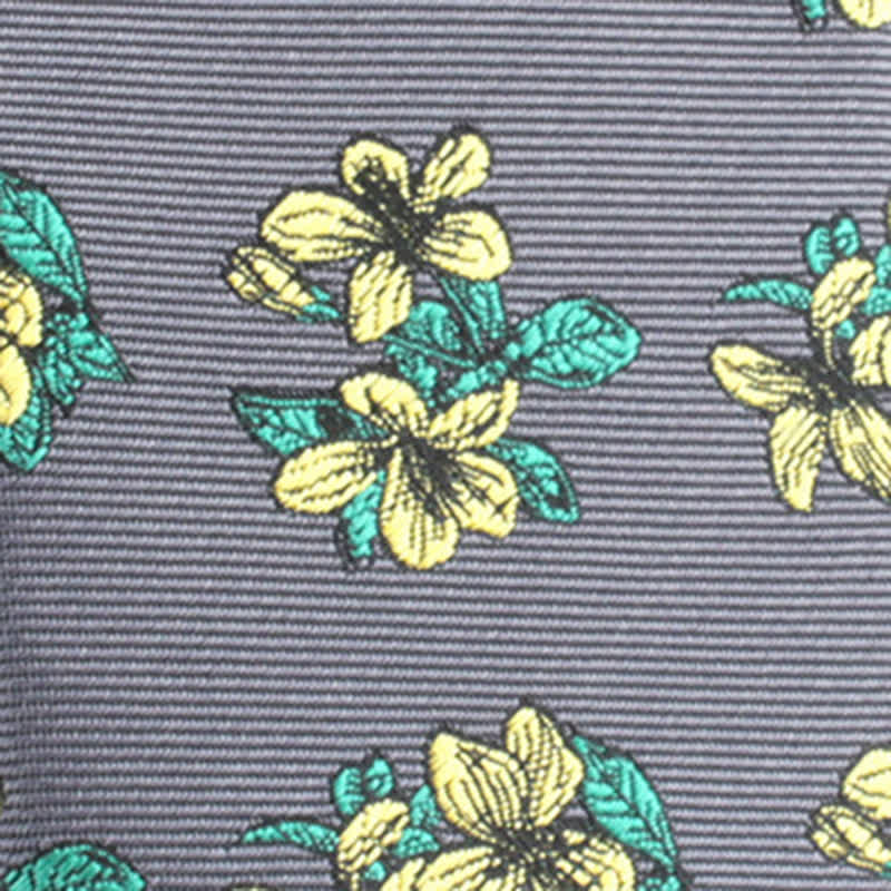 Cravate fine à motif floral pour homme, classique, chic et élégant