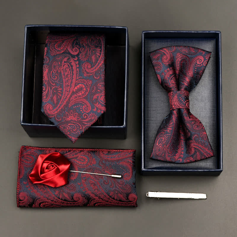 Ensemble de 5 nœuds papillon pour homme - Style #7 - image 7