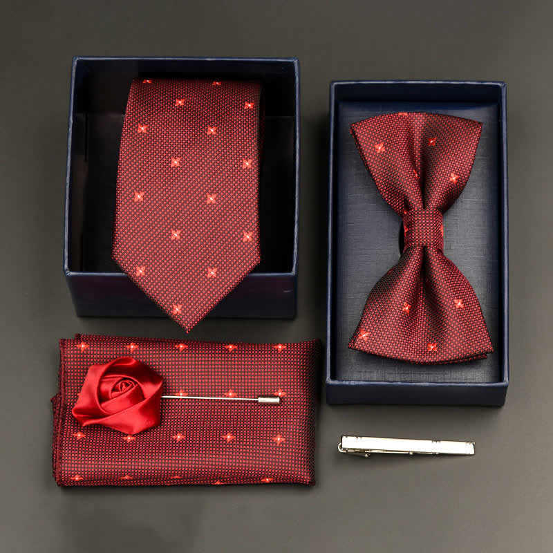 Ensemble de 5 nœuds papillon pour homme - Style #1 - image 1