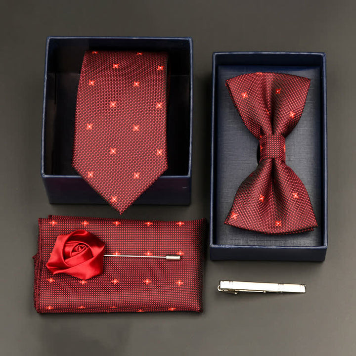 Ensemble de 5 nœuds papillon pour homme - Style #1 - image 1