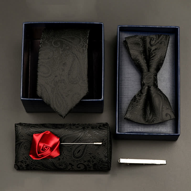 Ensemble de 5 nœuds papillon pour homme - Style #6 - image 6