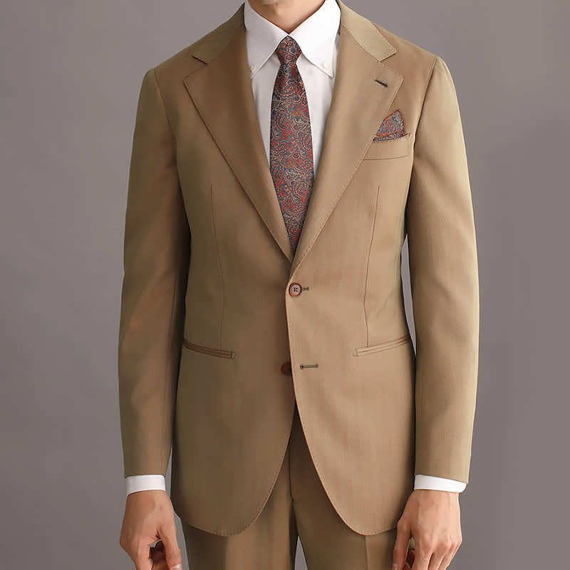Ensemble de 3 cravates à nœud papillon Paisley pour homme de la série Brown