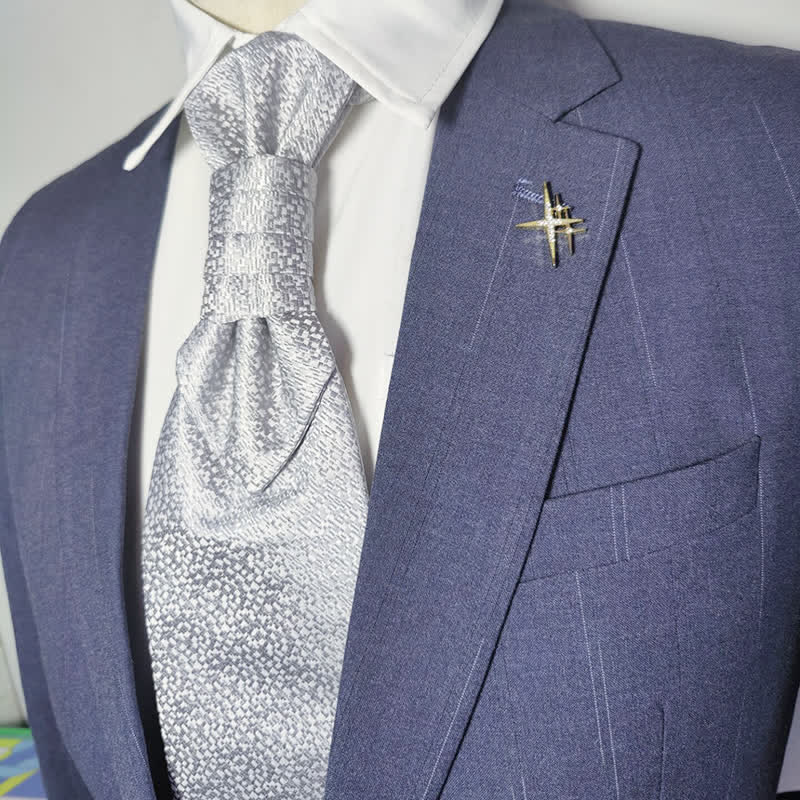 Cravate pré-nouée pour homme à motif cachemire pour soirée d'affaires
