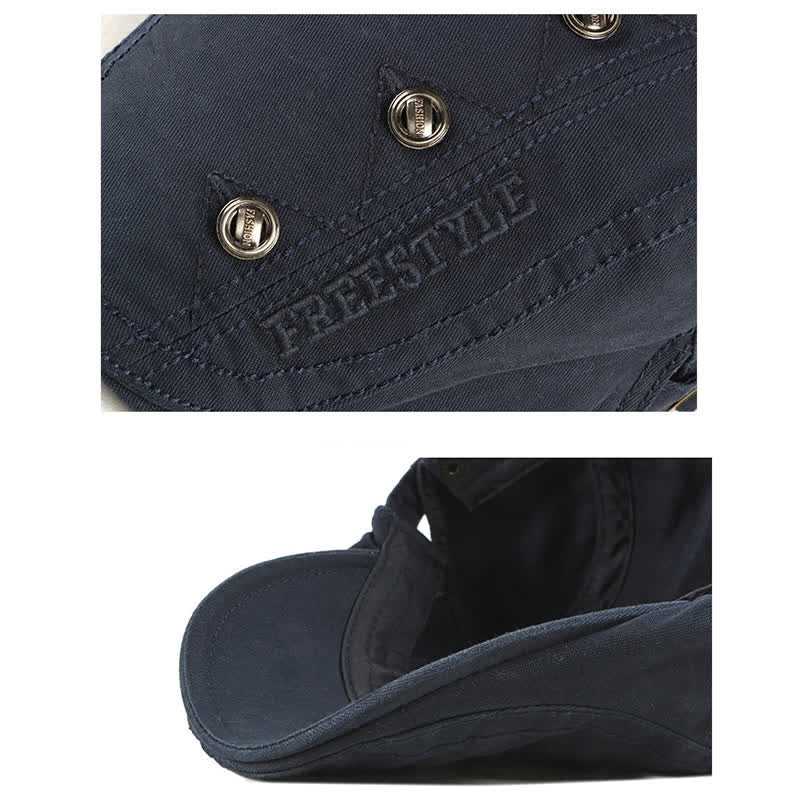 Chapeau béret plat à décor de rivets punk élégant