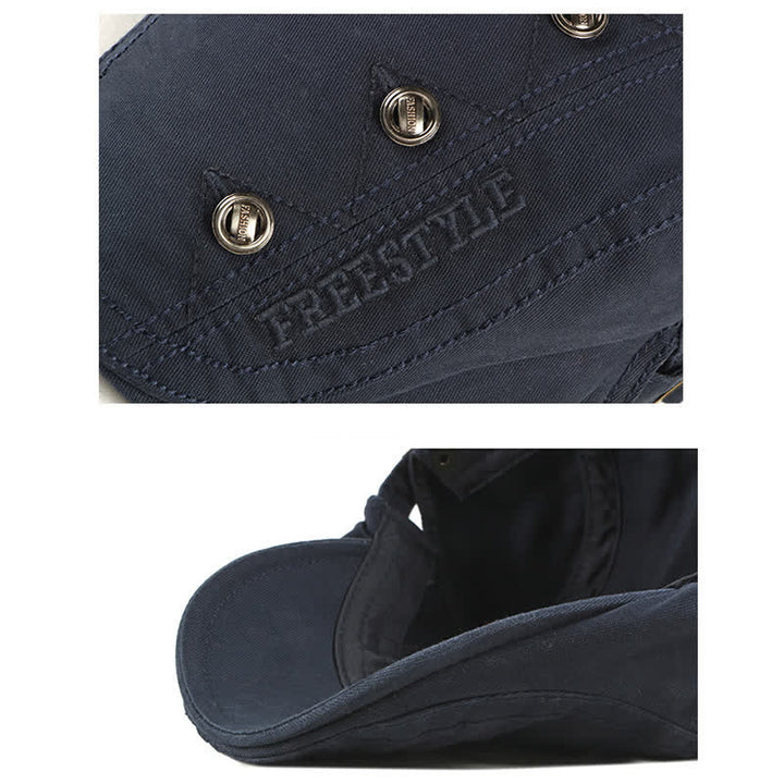Chapeau béret plat à décor de rivets punk élégant