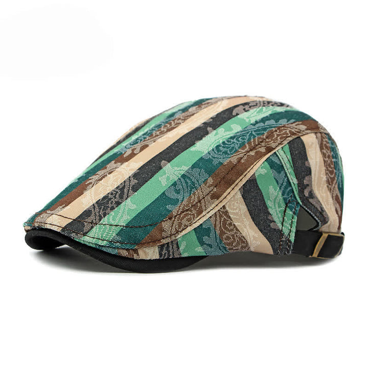 Béret plat rayé Four Seasons PaIsley - Vert - Réglable (21 5/8"-23 5/8") - image 8