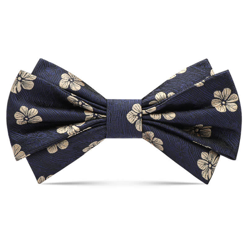 Nœud papillon de luxe à motif floral Little Daisy pour homme