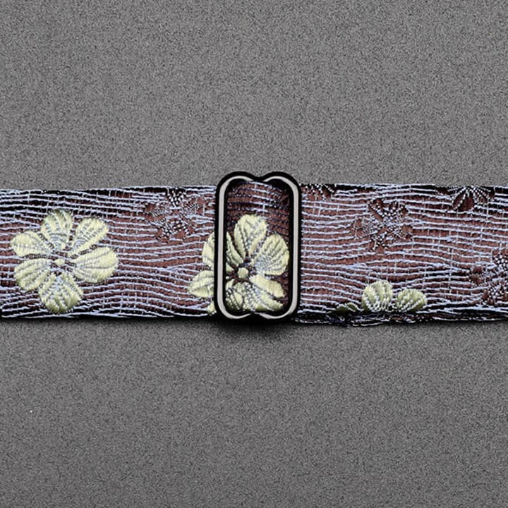 Nœud papillon de luxe à motif floral Little Daisy pour homme