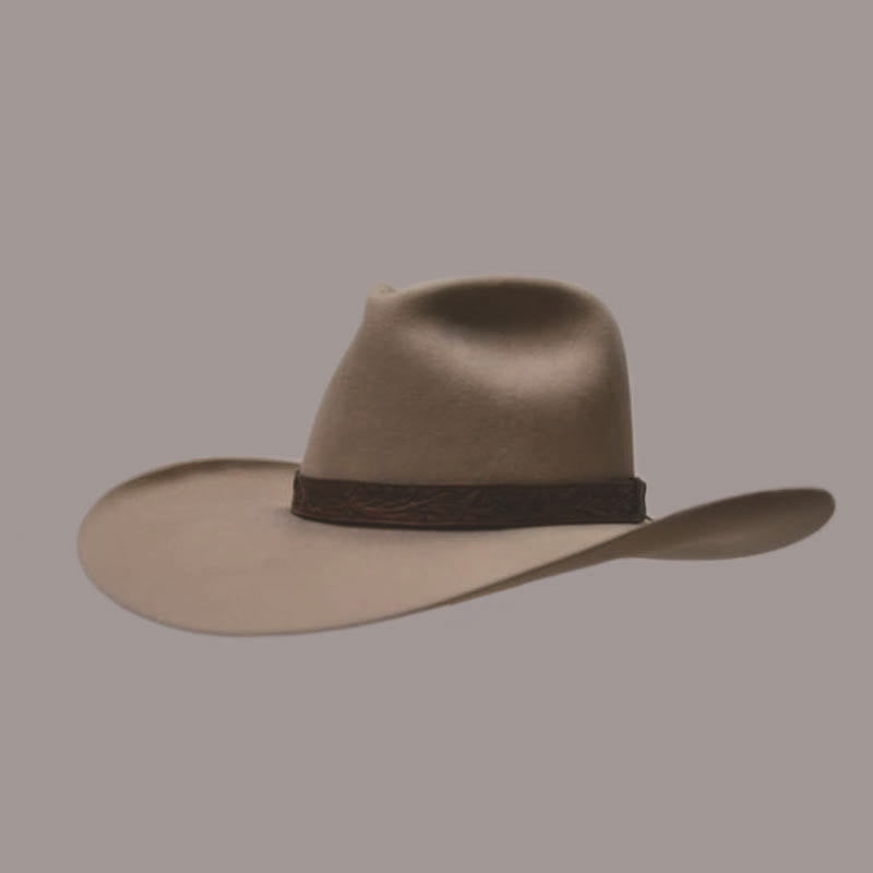Chapeau de cowboy en laine tissée Fedora