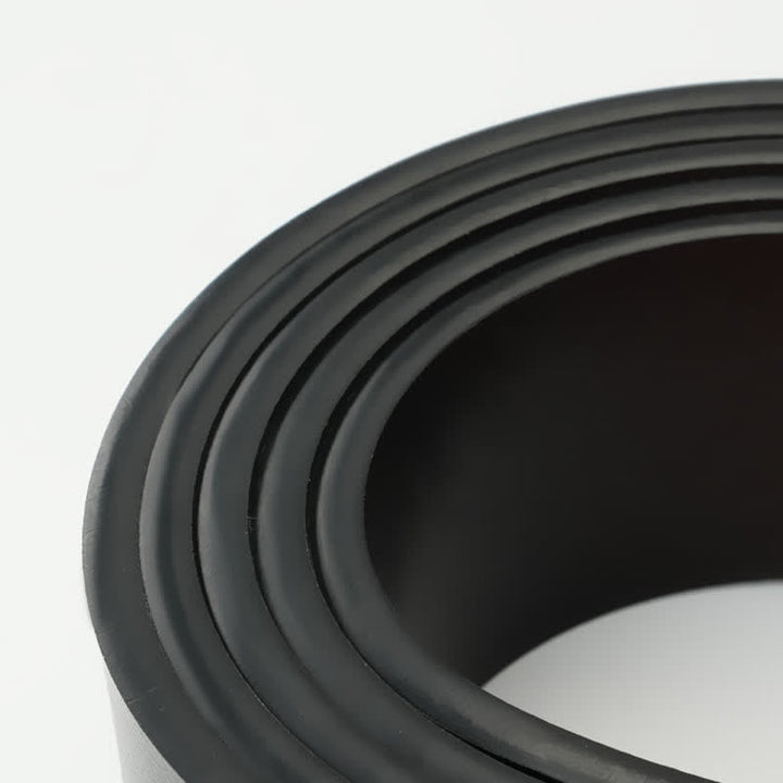 Ceinture en cuir à boucle automatique rectangulaire pour homme